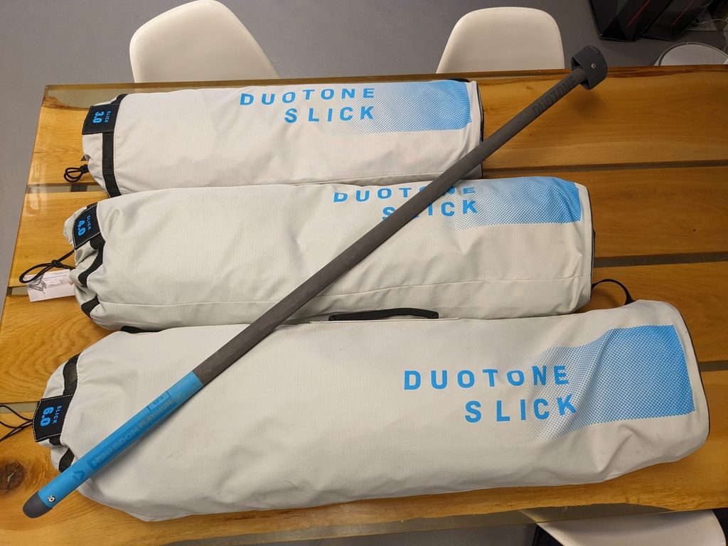 Duotone Slick 2021 6m/4m/3m set met boom