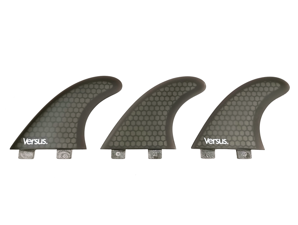 Versus FCS 1 Compatible Fiberglass Thruster Fin Set M