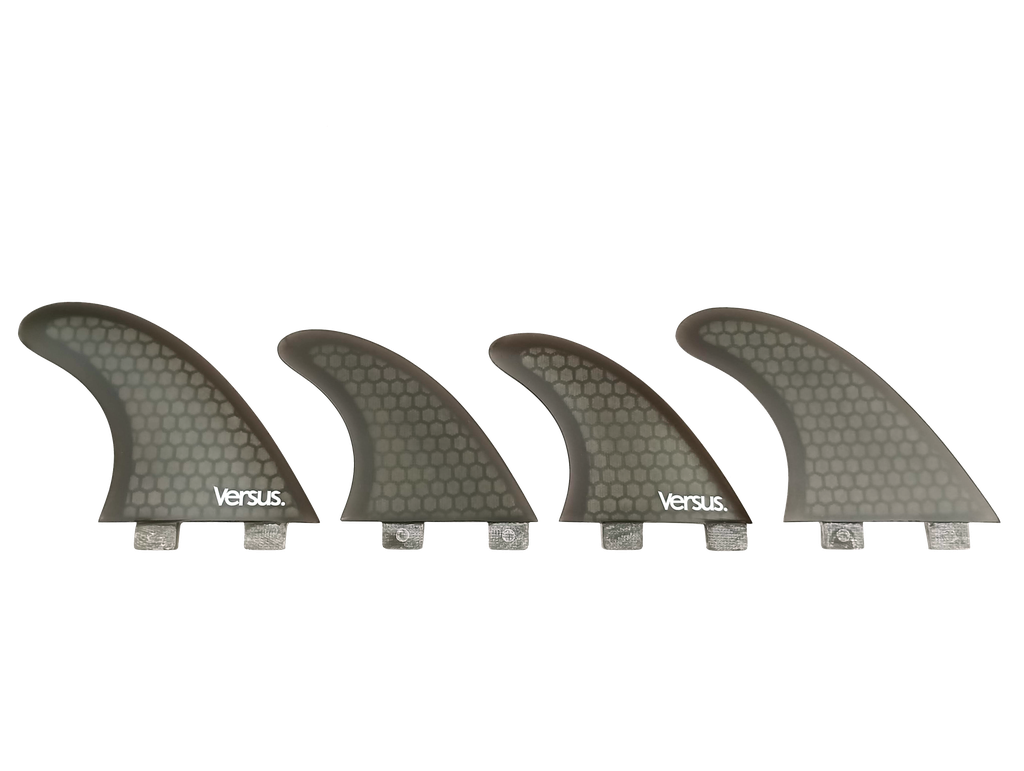 Versus FCS 1 Compatible Fiberglass Quad Fin Set - M