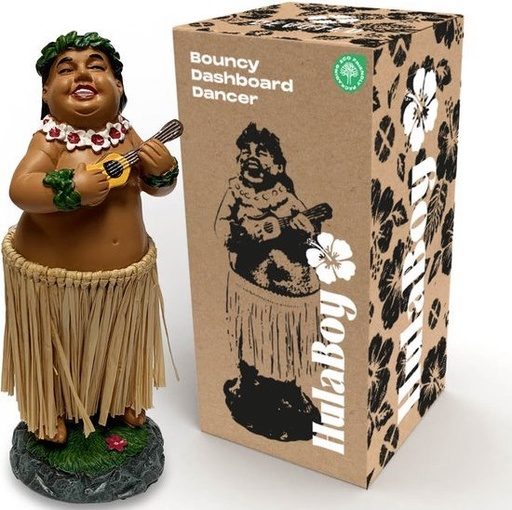 [DEV012] Devoted Hawaiian Hula Dashboard Boy
